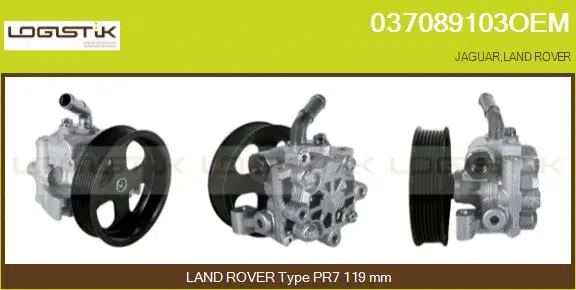 Pompe hydraulique, direction LGK 037089103OEM