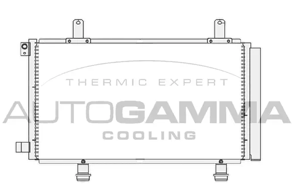 Condenseur, climatisation AUTOGAMMA 104439