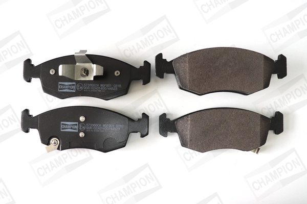 Kit de plaquettes de frein, frein à disque CHAMPION 573366CH