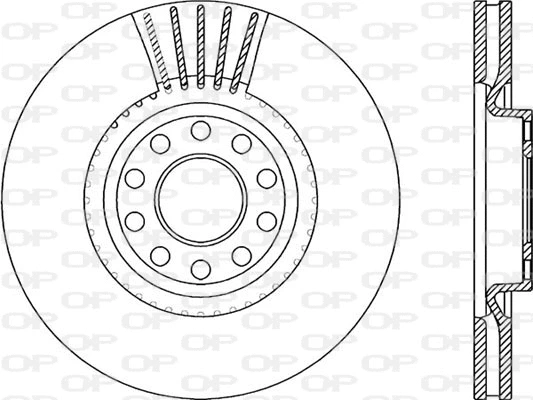 Disque de frein OPEN PARTS BDR1942.20