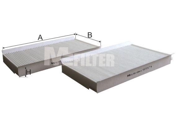 Filtre, air de l'habitacle MFILTER K 994-2