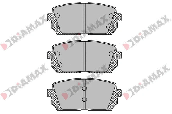 Kit de plaquettes de frein, frein à disque DIAMAX N09238