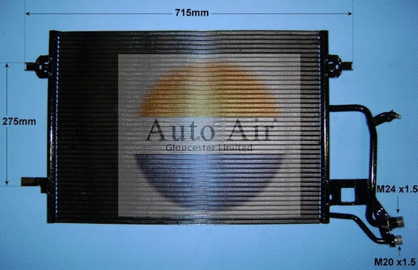 Condenseur, climatisation AUTO AIR GLOUCESTER 16-9561