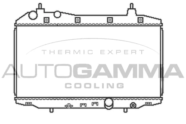 Radiateur, refroidissement du moteur AUTOGAMMA 105106