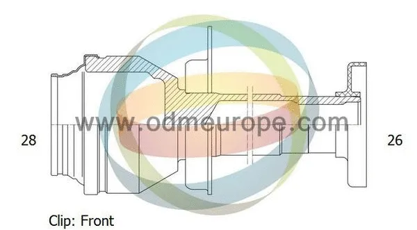 Jeu de joints, arbre de transmission 4X4 ESTANFI EST-14-216089