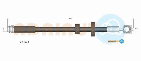 Flexible de frein ADRIAUTO 03.1238