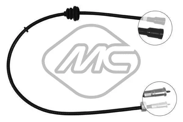 Câble flexible de commande de compteur Metalcaucho 82443