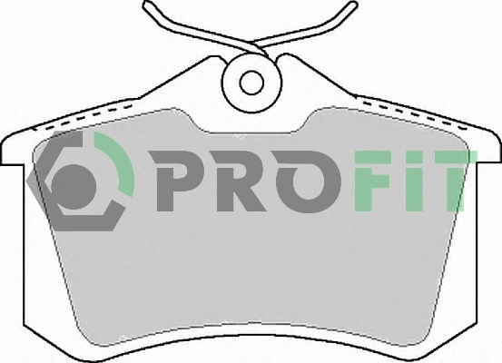 Kit de plaquettes de frein, frein à disque PROFIT 5000-1083 C