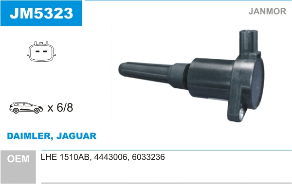 Bobine d'allumage JANMOR JM5323
