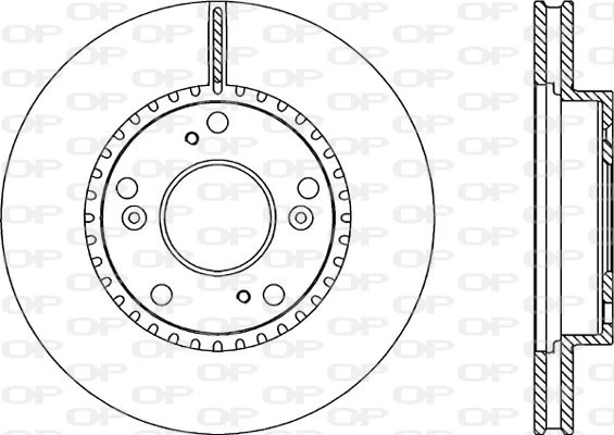 Disque de frein OPEN PARTS BDR2274.20