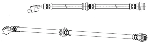 Flexible de frein CEF 512648