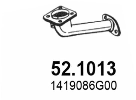 Tuyau d'échappement ASSO 52.1013