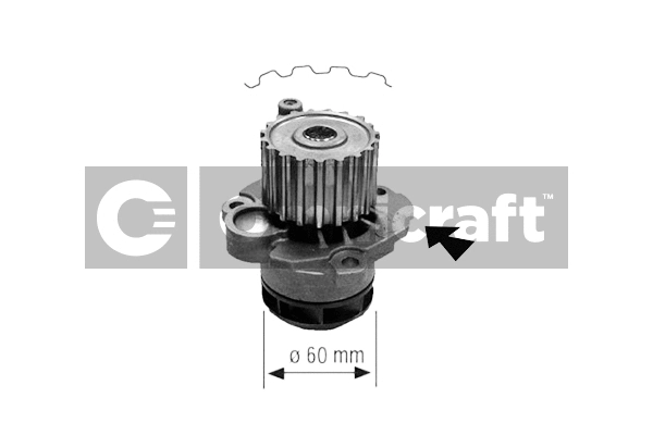 Pompe à eau, refroidissement du moteur Omnicraft 2317236