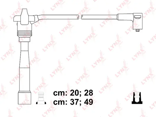 Kit de câbles d'allumage LYNXAUTO SPC4837