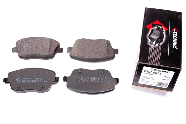 Kit de plaquettes de frein, frein à disque PROTECHNIC PRP0671