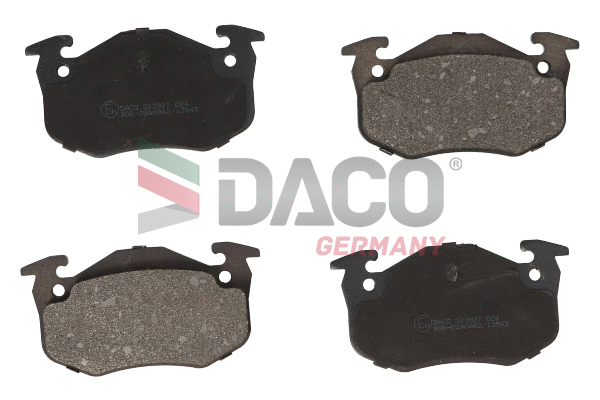 Kit de plaquettes de frein, frein à disque DACO Germany 323927