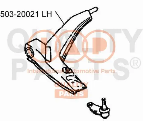 Bras de liaison, suspension de roue IAP QUALITY PARTS 503-20021