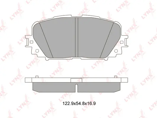 Kit de plaquettes de frein, frein à disque LYNXAUTO BD-7554
