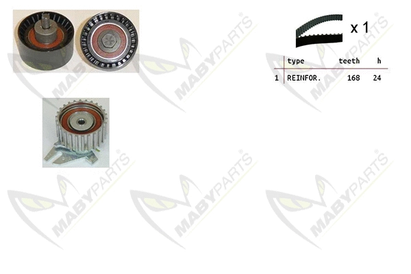 Kit de courroie crantée MABYPARTS OBK010174