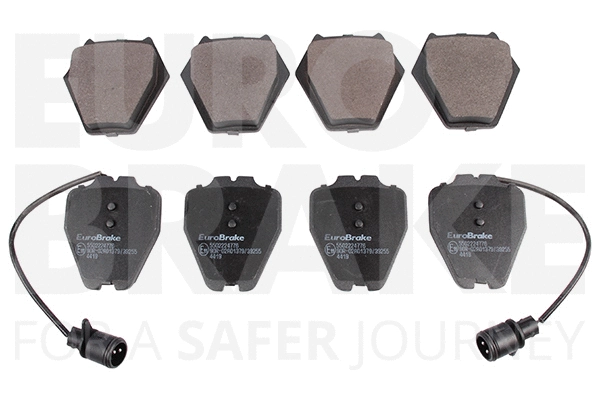 Kit de plaquettes de frein, frein à disque EUROBRAKE 5502224776