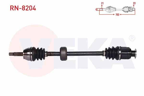 Arbre de transmission VEKA RN-8204