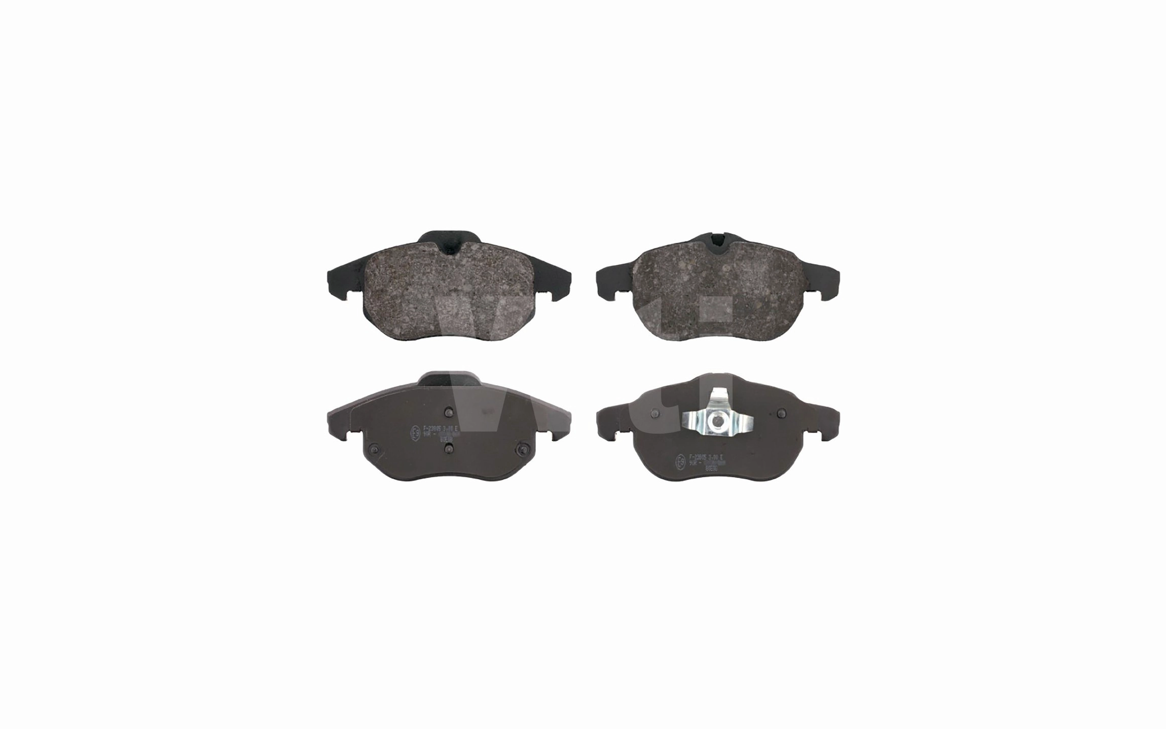 Kit de plaquettes de frein, frein à disque Wti Automotive K711134