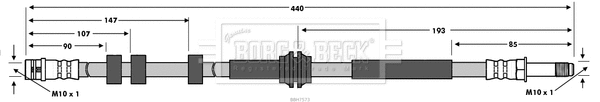 Flexible de frein BORG & BECK BBH7573