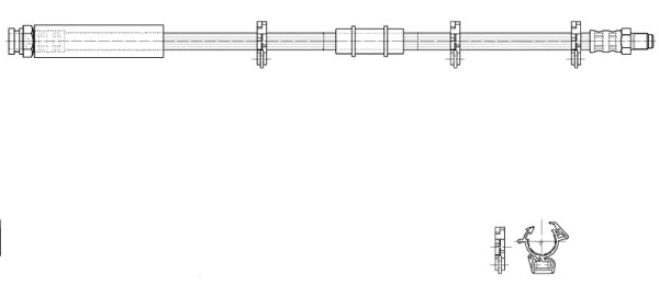 Flexible de frein CEF 516995