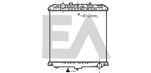 Radiateur, refroidissement du moteur EACLIMA 31R16018