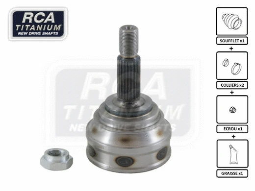 Jeu de joints, arbre de transmission RCA FRANCE VO81