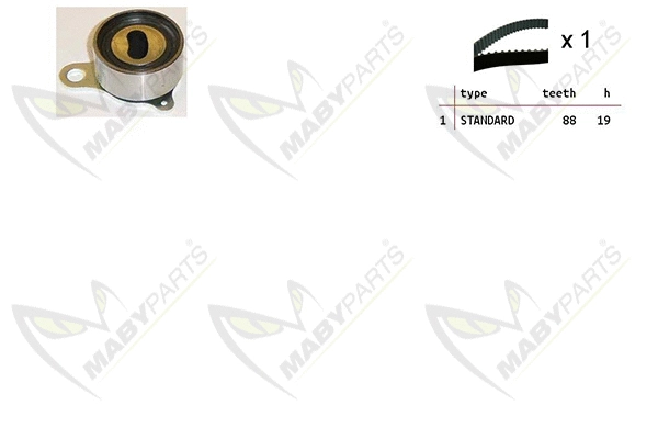 Kit de courroie crantée MABYPARTS OBK010386