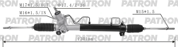 Crémaillère de direction PATRON PSG3073