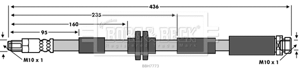 Flexible de frein BORG & BECK BBH7773