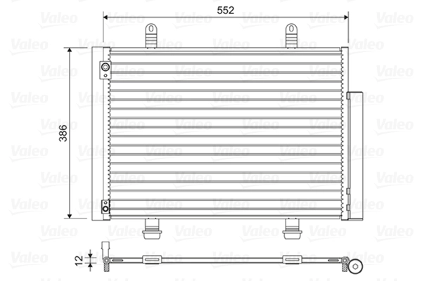Condenseur, climatisation VALEO 814418