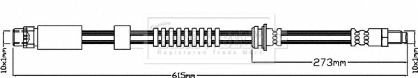 Flexible de frein BORG & BECK BBH8162