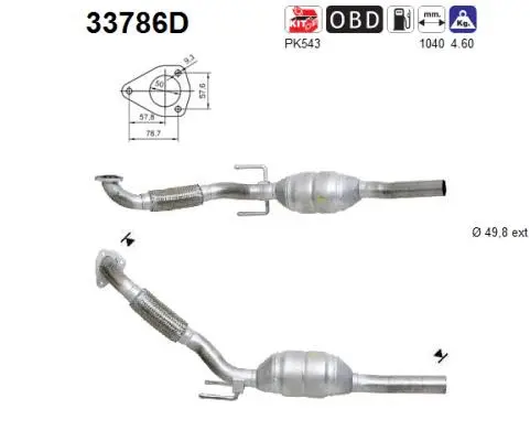 Catalyseur AS 33786D