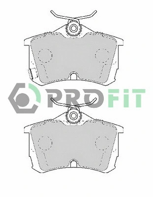 Kit de plaquettes de frein, frein à disque PROFIT 5000-1506 C