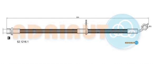 Flexible de frein ADRIAUTO 52.1216.1