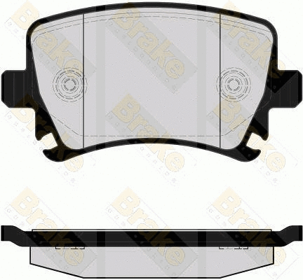 Kit de plaquettes de frein, frein à disque Brake ENGINEERING PA1560