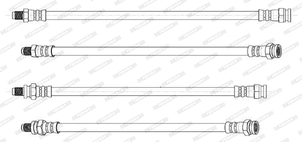 Flexible de frein FERODO FHY2831