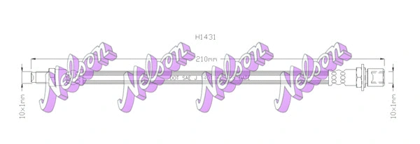 Flexible de frein KAWE H1431