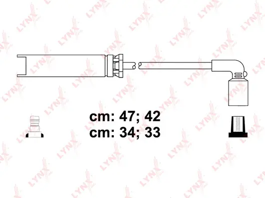 Kit de câbles d'allumage LYNXAUTO SPC1820