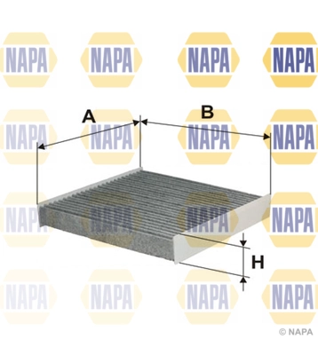 Filtre, air de l'habitacle NAPA NFC4036