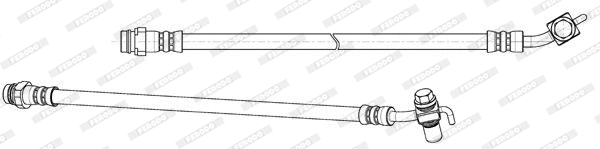 Flexible de frein FERODO FHY2717