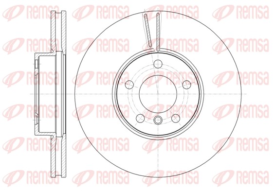 Disque de frein REMSA 61307.10