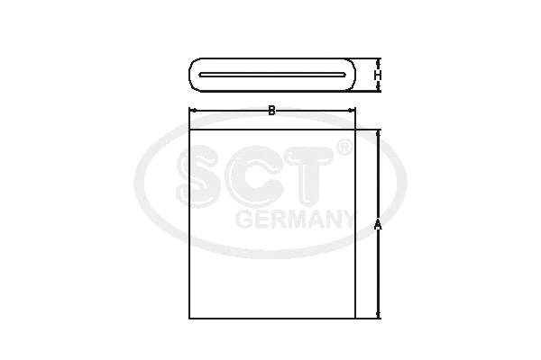 Filtre à air SCT - MANNOL SB 649