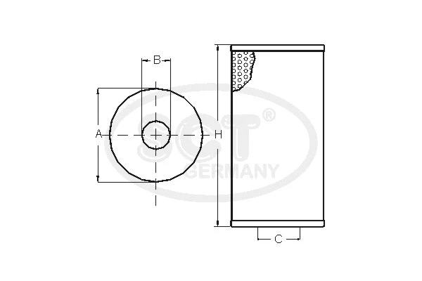 Filtre à huile SCT - MANNOL SH 4796 L