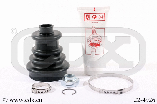 Jeu de joints-soufflets, arbre de commande CDX 22-4926