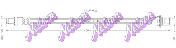 Flexible de frein KAWE H1448