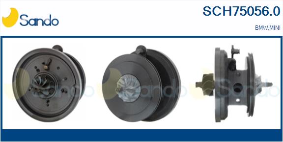 Groupe carter, turbocompresseur SANDO SCH75056.0
